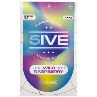 Кальянна суміш 5IVE Flavour Wild Raspberry (Дика малина) 100g