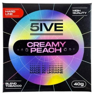 Тютюн 5IVE Hard Creamy Peach (Персиковий крем) 40g