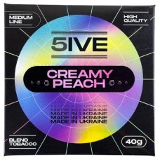 Тютюн 5IVE Medium Creamy Peach (Персиковий крем) 40g