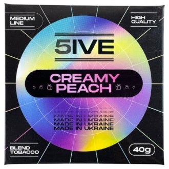 Тютюн 5IVE Medium Creamy Peach (Персиковий крем) 40g