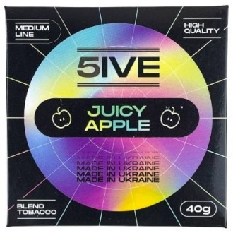 Тютюн 5IVE Medium Juicy Apple (Яблуко) 40g