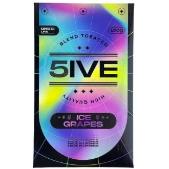 Тютюн 5IVE Medium Ice Grapes (Виноград з льодом) 100g