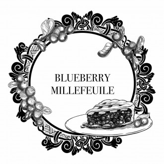 Табак Bagator Blueberry Millefeuile (Чорничний мільфей) (200 грамм)