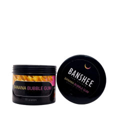 Бестабачная смесь Banshee Dark Banana Bubble Gum (Банановая жвачка) (50 грамм)