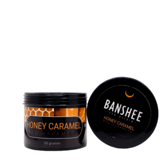 Бестабачная смесь Banshee Dark Honey Caramel (Мёд-карамель) (50 грамм)