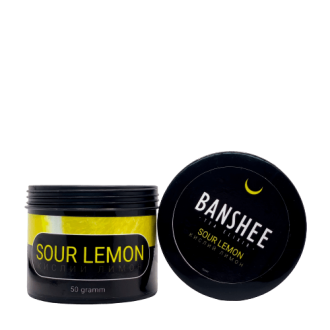 Бестабачная смесь Banshee Dark Sour Lemon (Кислый лимон) (50 грамм)