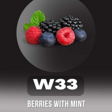 Тютюн Black&White Berries with mint (Ягоди з м'ятою) 40 грамів