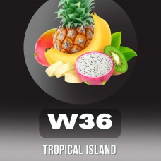 Тютюн Black&White Tropical Island (Солодкий коктейль) 40 грамів