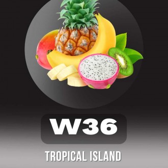 Тютюн Black&White Tropical Island (Солодкий коктейль) 40 грамів