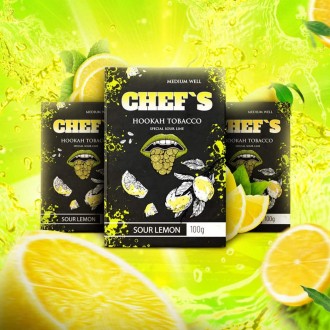 Тютюн Chef's Sour Lemon (Кислий лимон) (100 грамів)