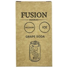 Тютюн Fusion Medium Ice Grape Soda (Виноградна содова з льодом) (100 грамів)