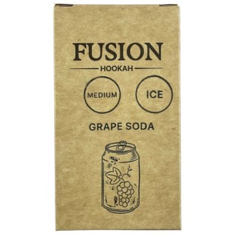 Тютюн Fusion Medium Ice Grape Soda (Виноградна содова з льодом) (100 грамів)