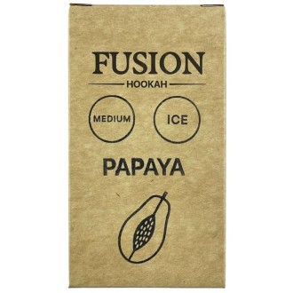 Тютюн Fusion Medium Ice Papaya (Папая з льодом) (100 грамів)