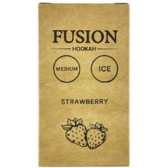 Тютюн Fusion Medium Ice Strawberry (Полуниця з льодом) (100 грамів)