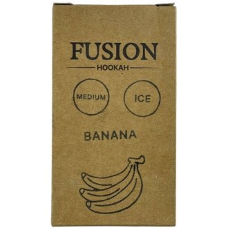 Тютюн Fusion Medium Ice Banana (Банан з льодом) (100 грамів)