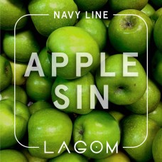 Тютюн Lagom Navy Apple Sin (Зелене яблуко) (40 грамів)