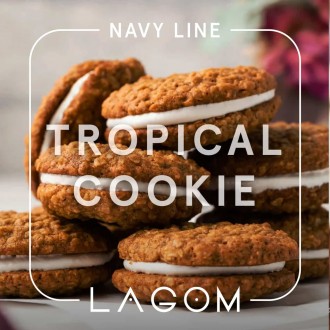 Тютюн Lagom Navy Tropical Cookie (Печиво з кремом із тропічних фруктів) (40 грамів)