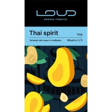 Тютюн Loud Thai spirit (Зелений чай з манго та імбиром) 100g